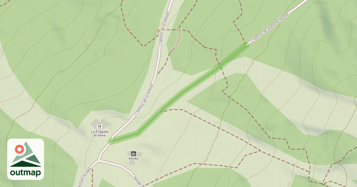 Map of Chemin de Blanche Murée