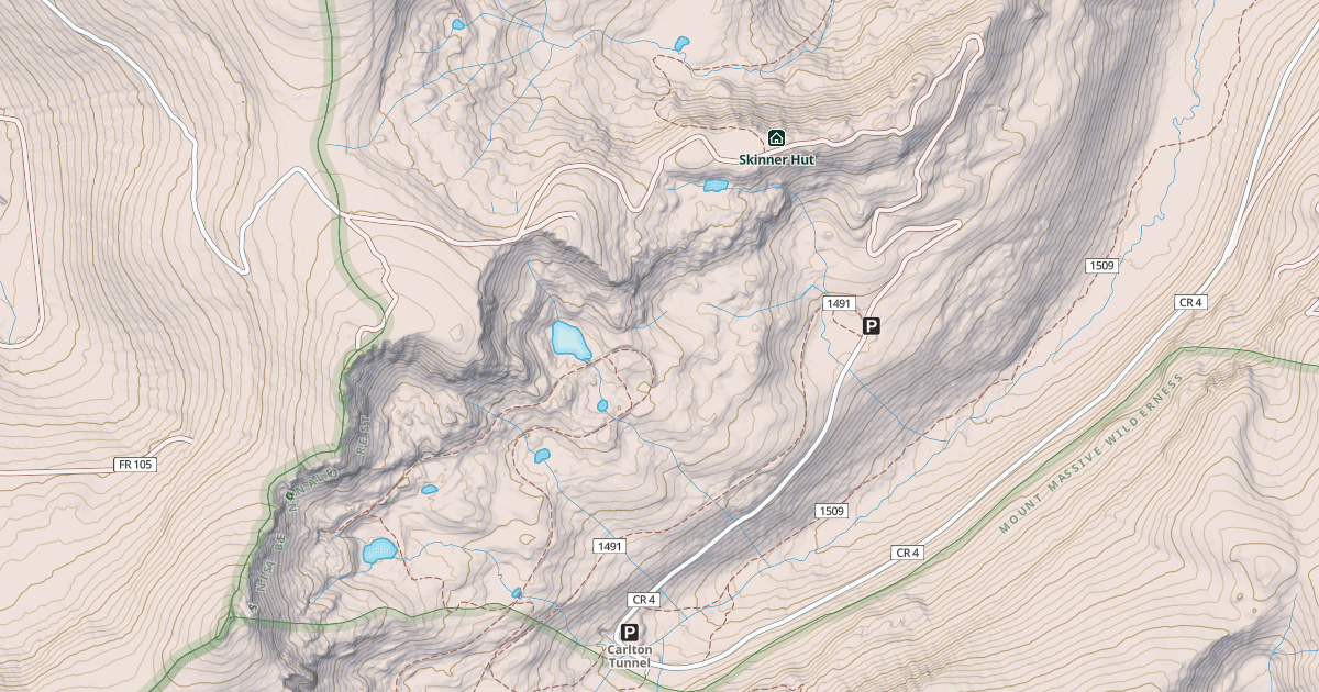 Map preview of HAGERMAN PASS