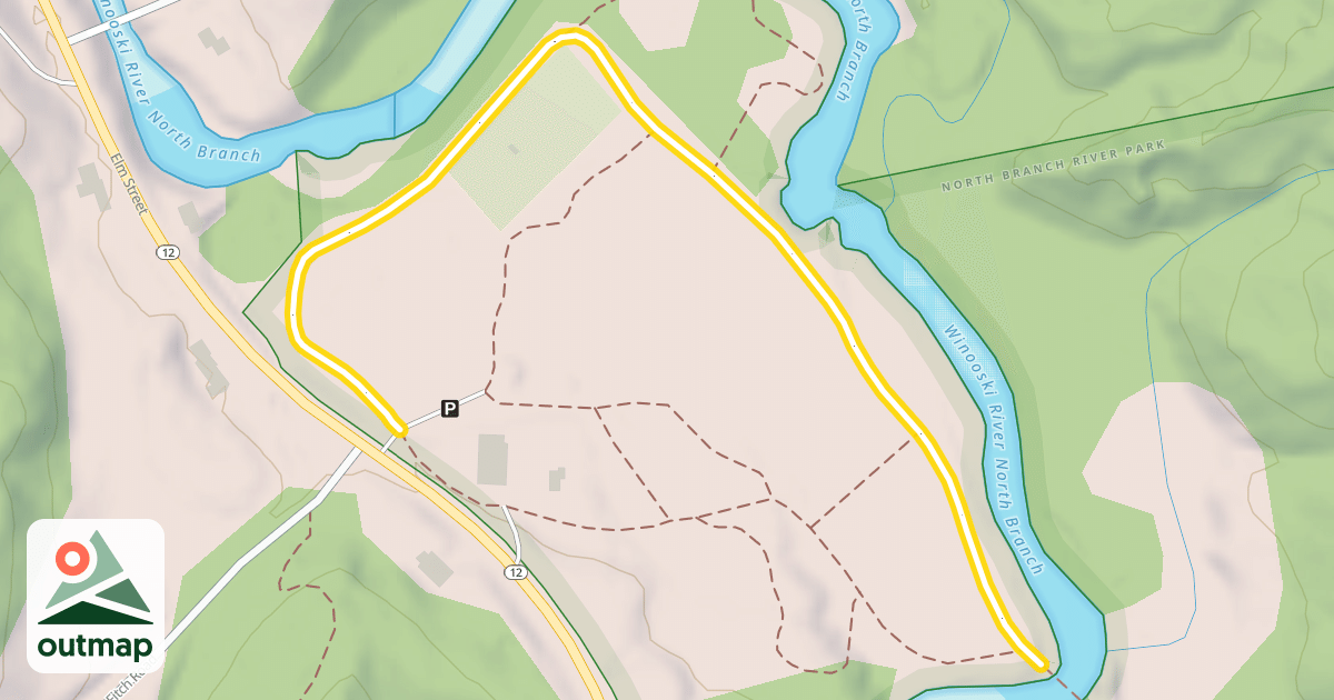 Map of North Branch Trail
