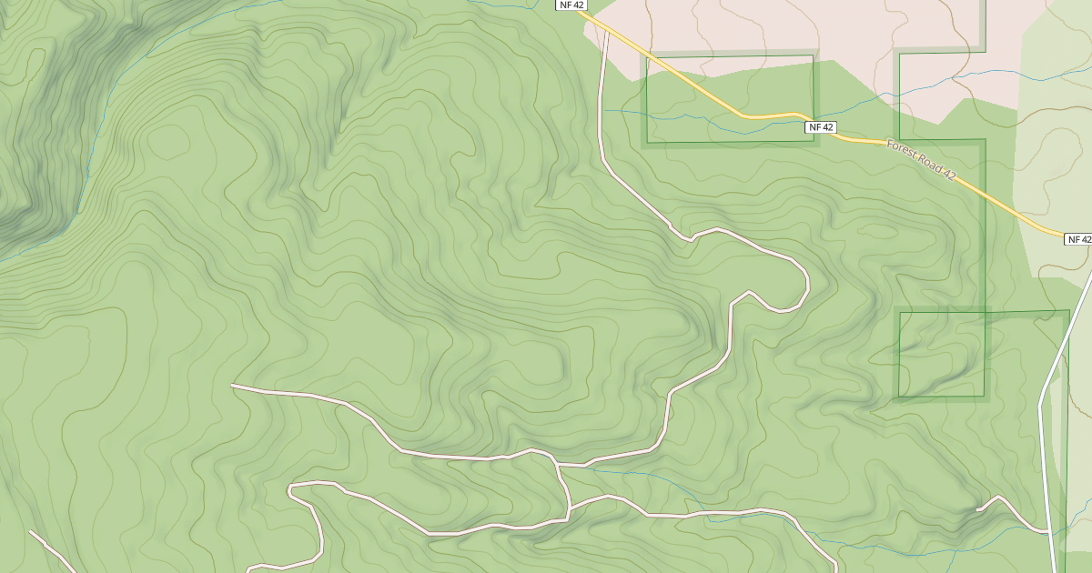 Map preview of USFS Motor Vehicle Use Map Roads {21DAAB20-7348-4713-85C8-4FECEEE30274}