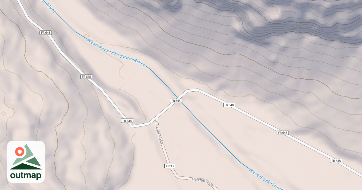 Map of WEST FORK