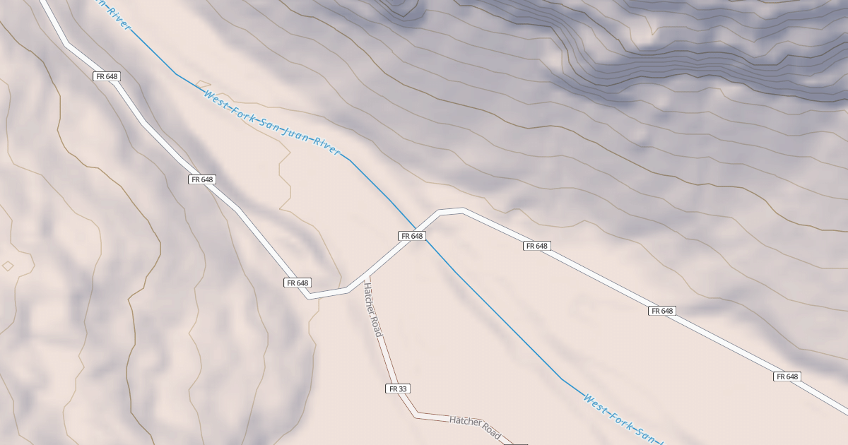 Map preview of WEST FORK