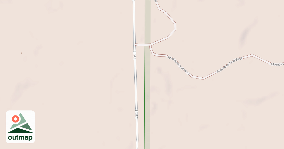Map of Straight Arrows Trail