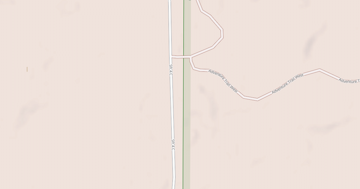 Map preview of Straight Arrows Trail
