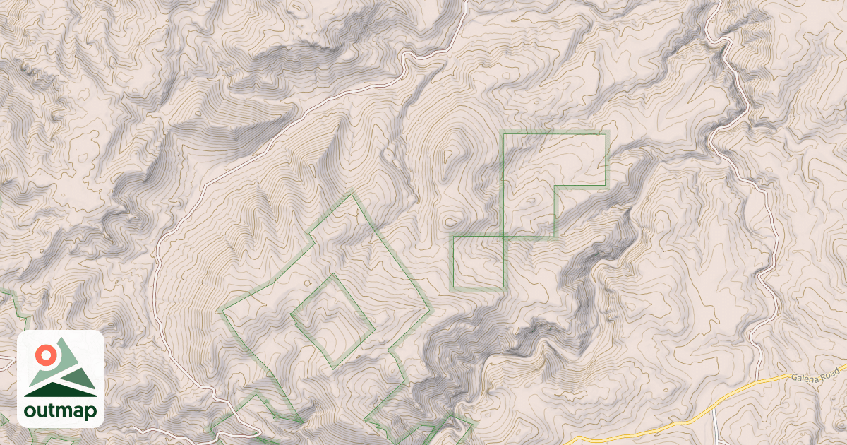 Map of BEAR DEN