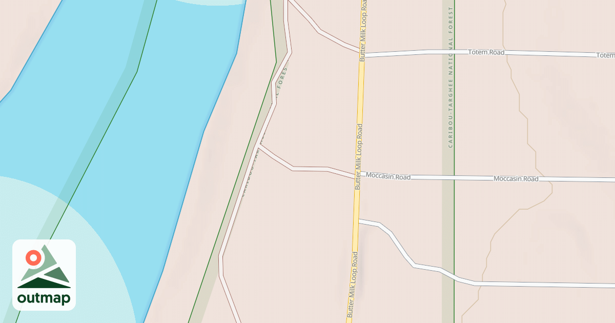 Map of Lakeside Trail B