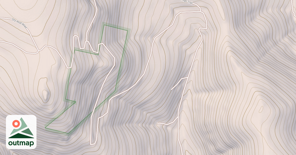 Map of BLUE DICK MINE