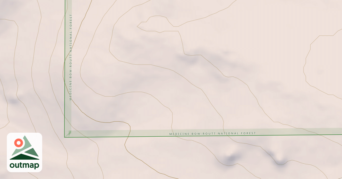 Map of BDY CORRAL CREEK SPUR 1F