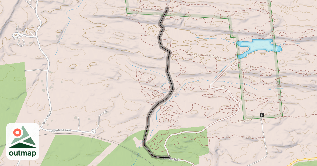 Map of Carriage Trail