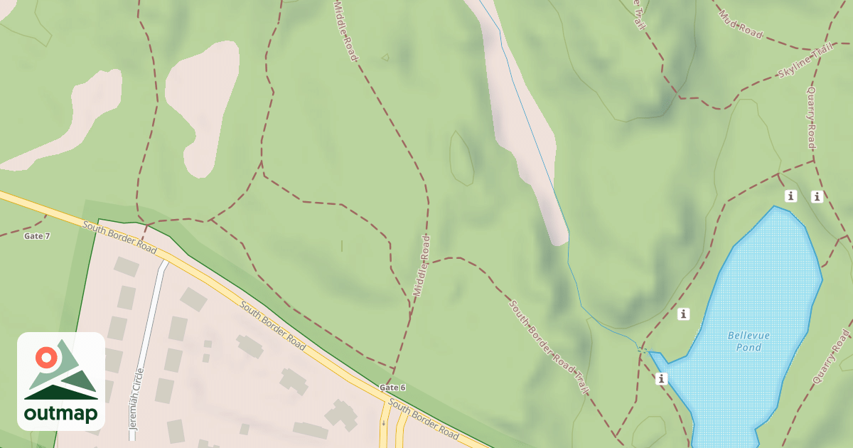 Map of Middle Road