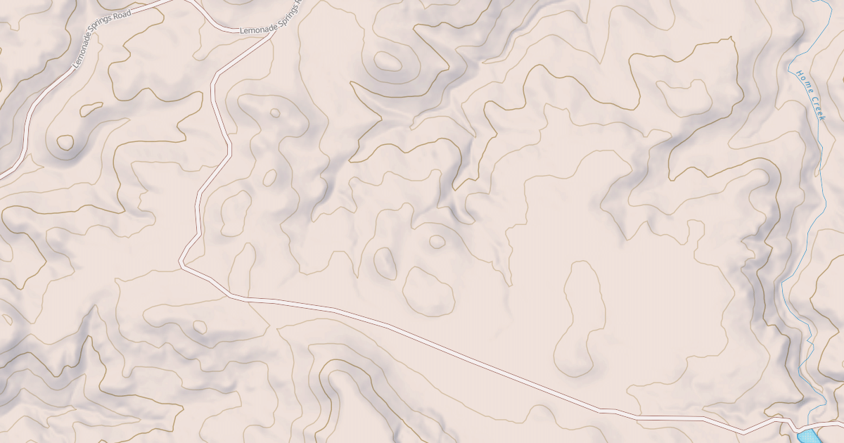 Map preview of UPPER HOME CREEK