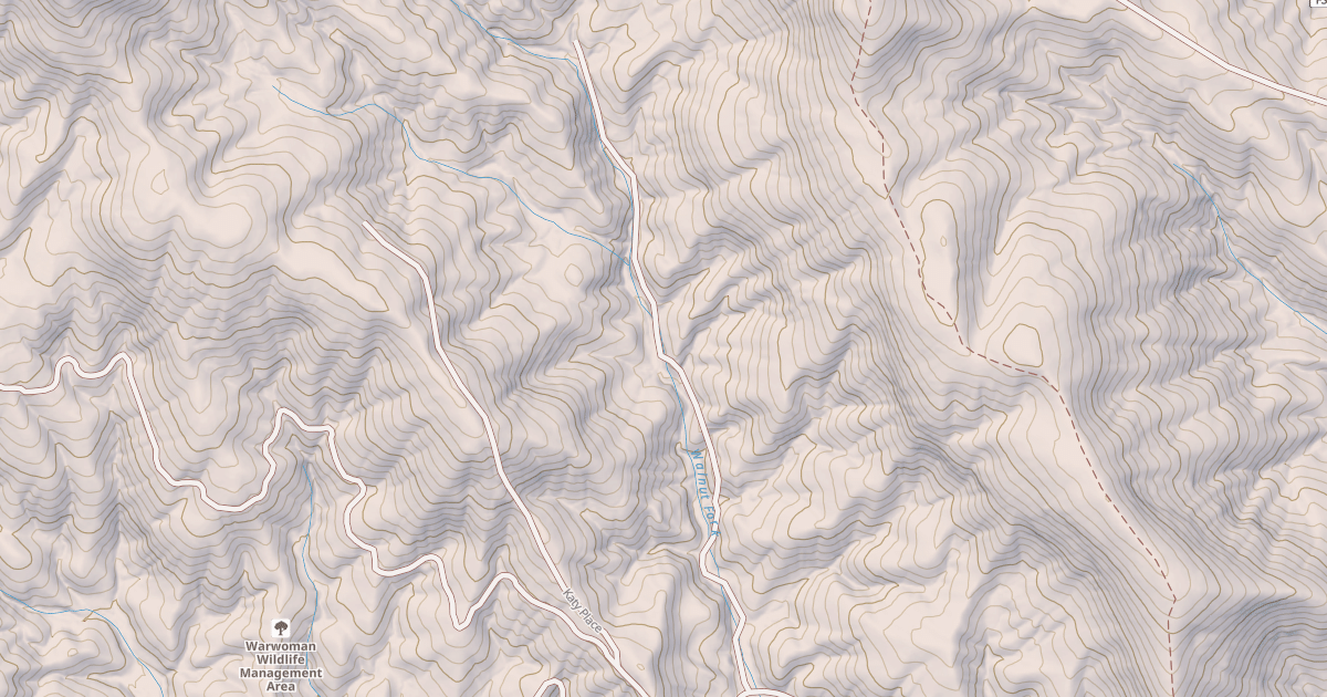 Map preview of UPPER WALNUT FORK
