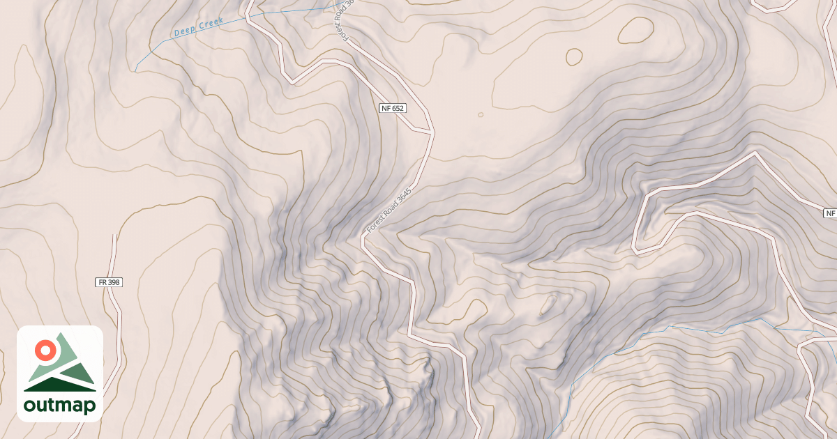 Map of ADJ FISH STREAM MRS