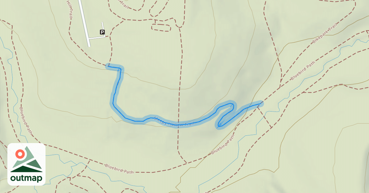 Map of Sleepy Hollow Trail