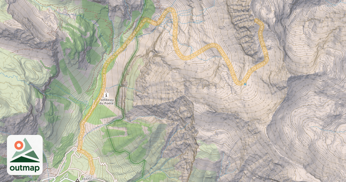 Map of Entre Piniers — Prapic