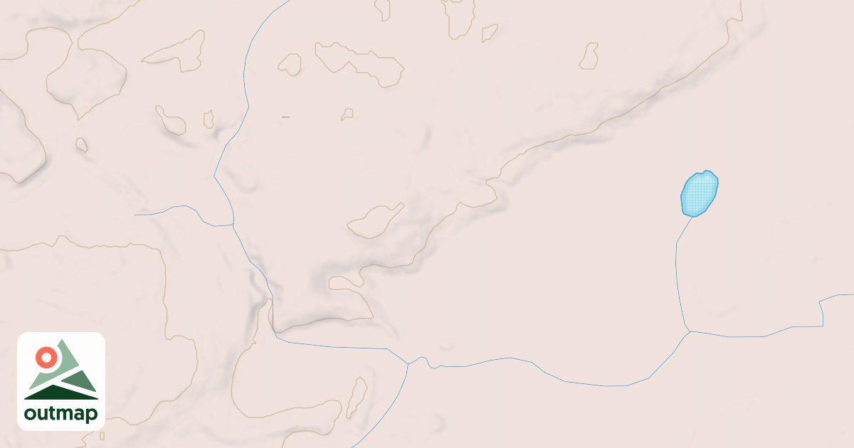 Map of Blind Lake Connector