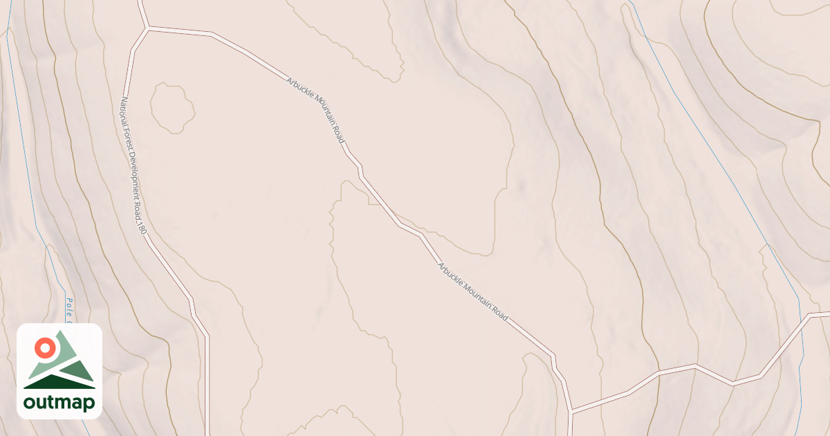 Map of USFS National Forest System Roads {AC03DE01-3C71-4188-B9AA-527D5DD1A4D0}
