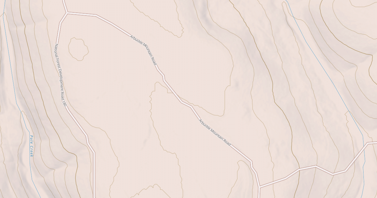 Map preview of USFS National Forest System Roads {AC03DE01-3C71-4188-B9AA-527D5DD1A4D0}