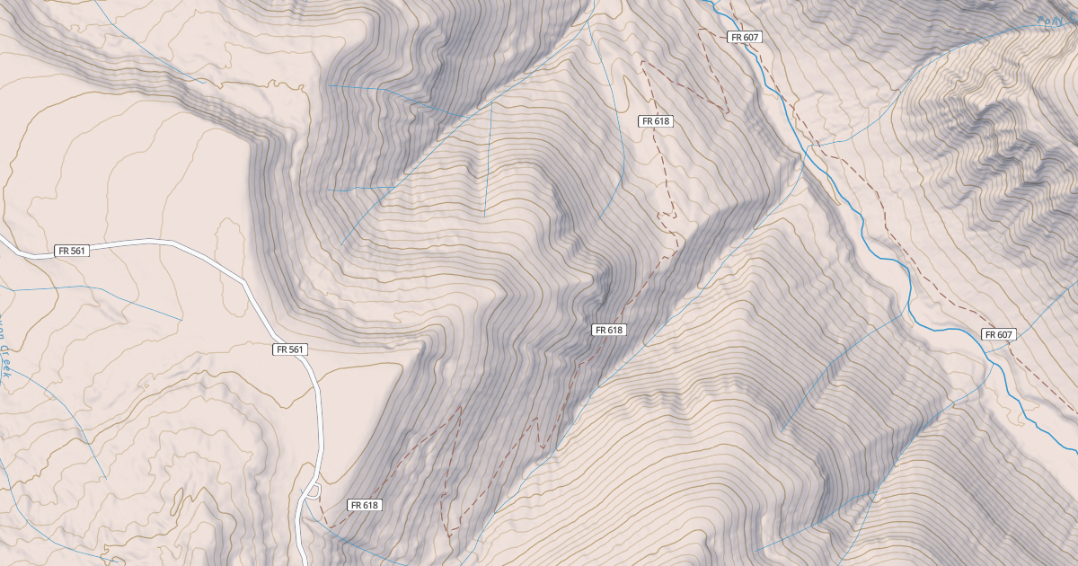 Map preview of Gold Run