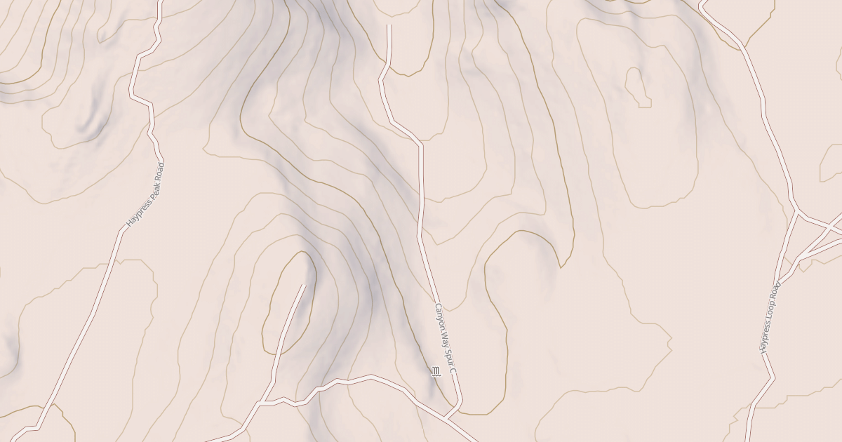 Map preview of CANYON WAY SPUR C