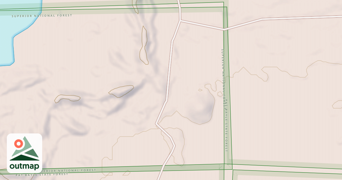 Map of EXPRESSWAY SNOWMOBILE ROUTE