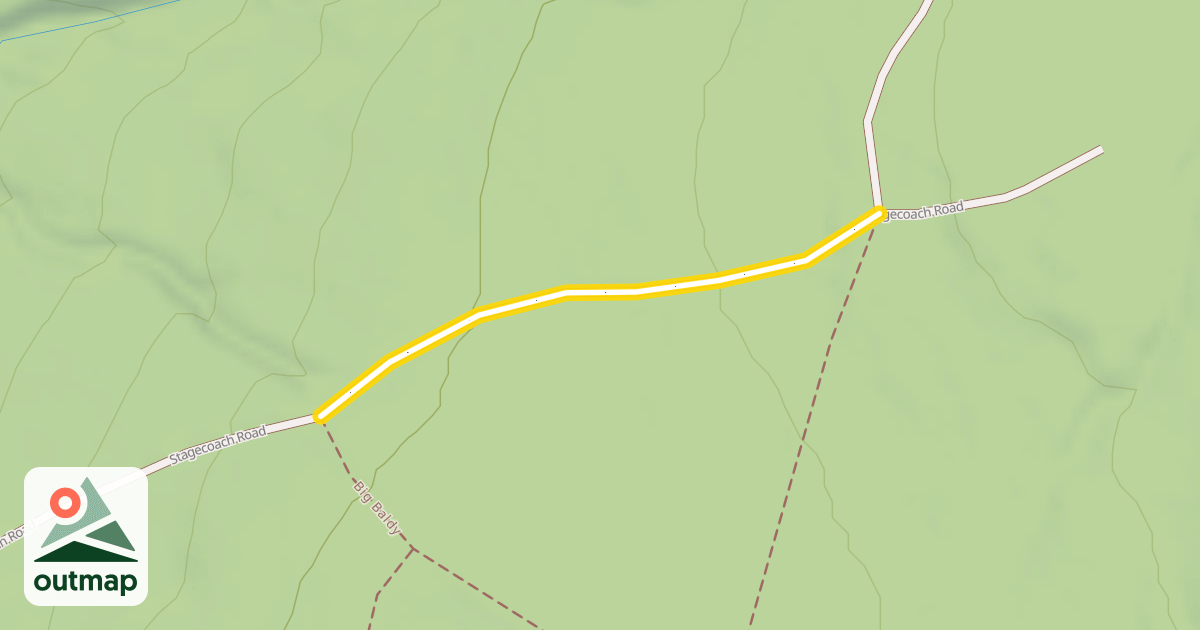 Map of Stagecoach Road