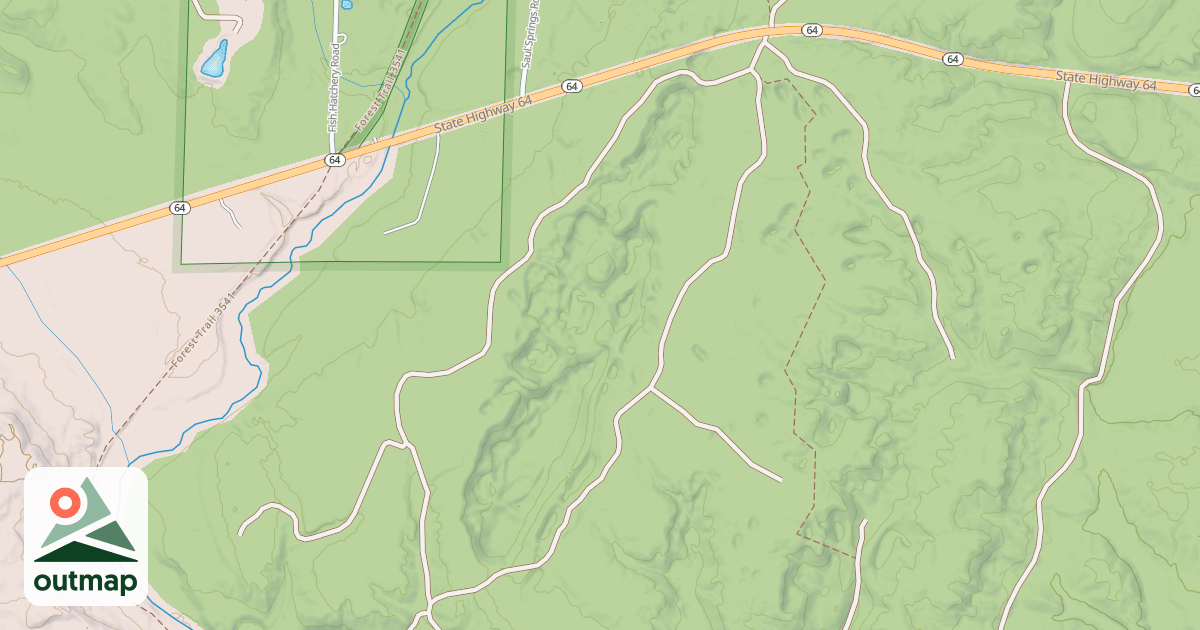 Map of EAST DALTON ROAD