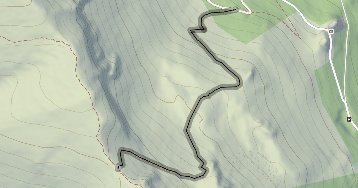Map preview of Sentier des Panoramas