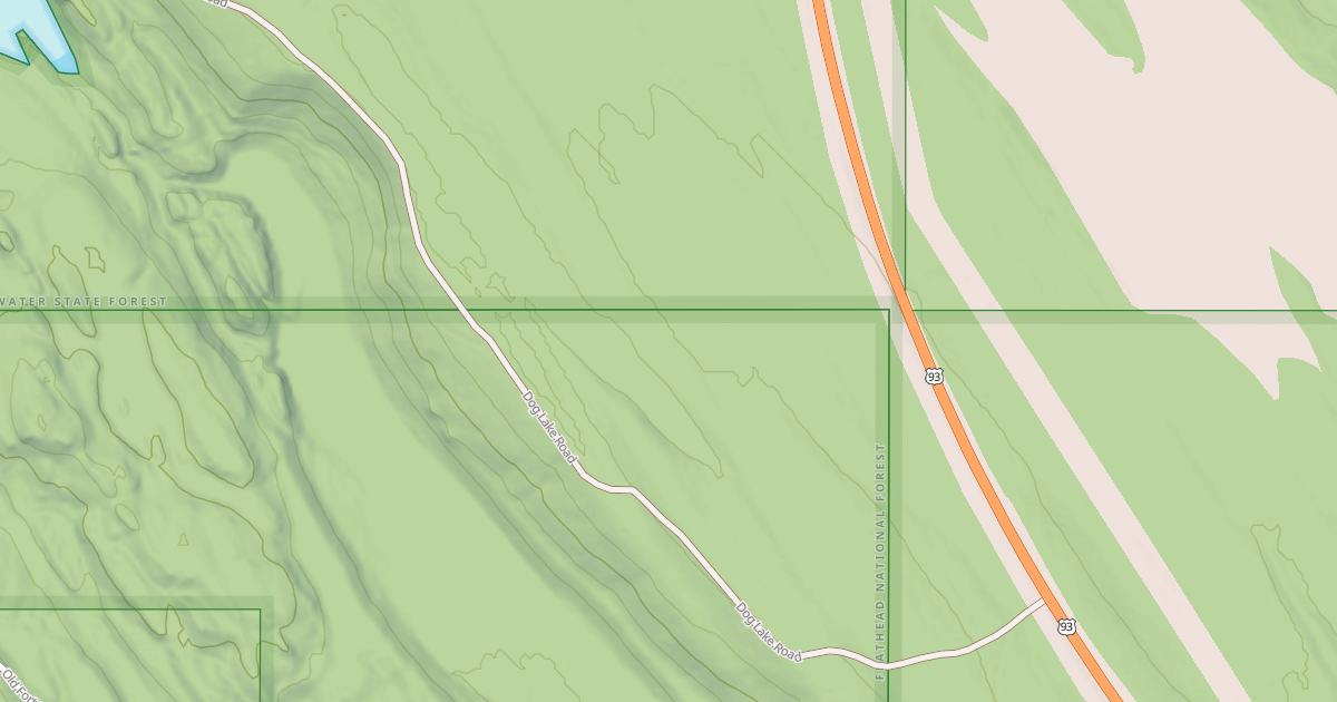 Map preview of DOG LAKE