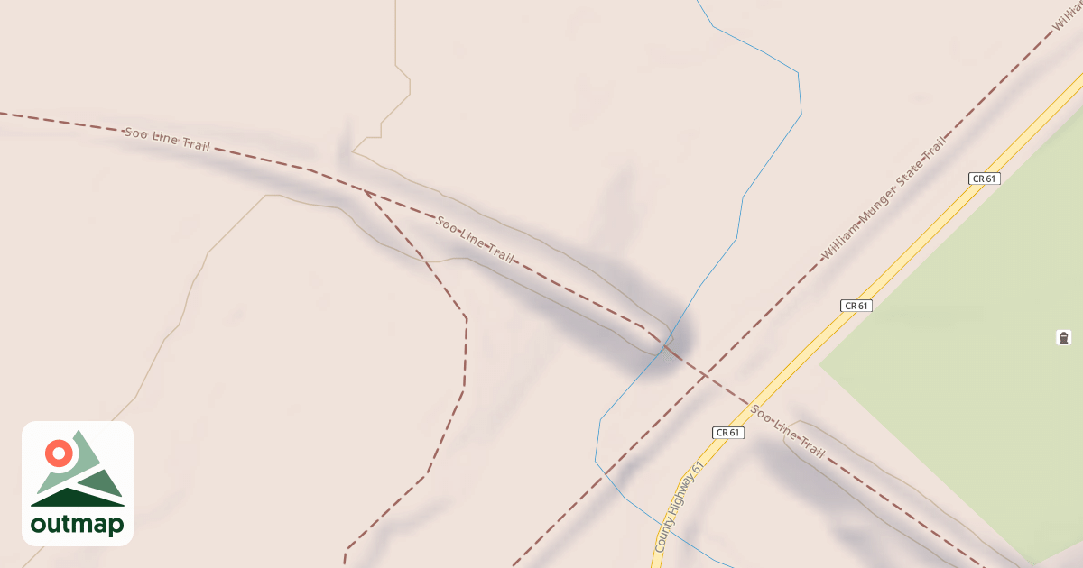 Map of Soo Line South: Carlton