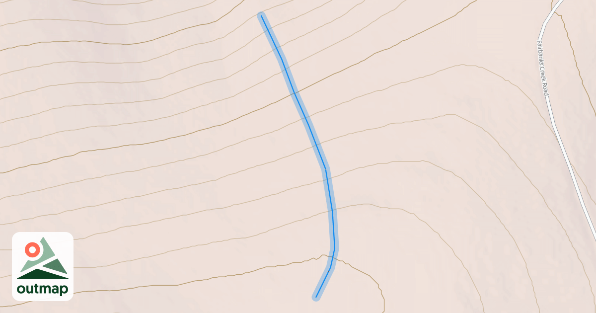 Map of Gold Rush