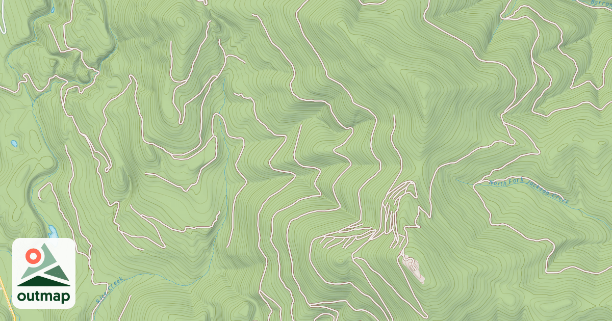 Map of DOAK CR BLUE MTN L