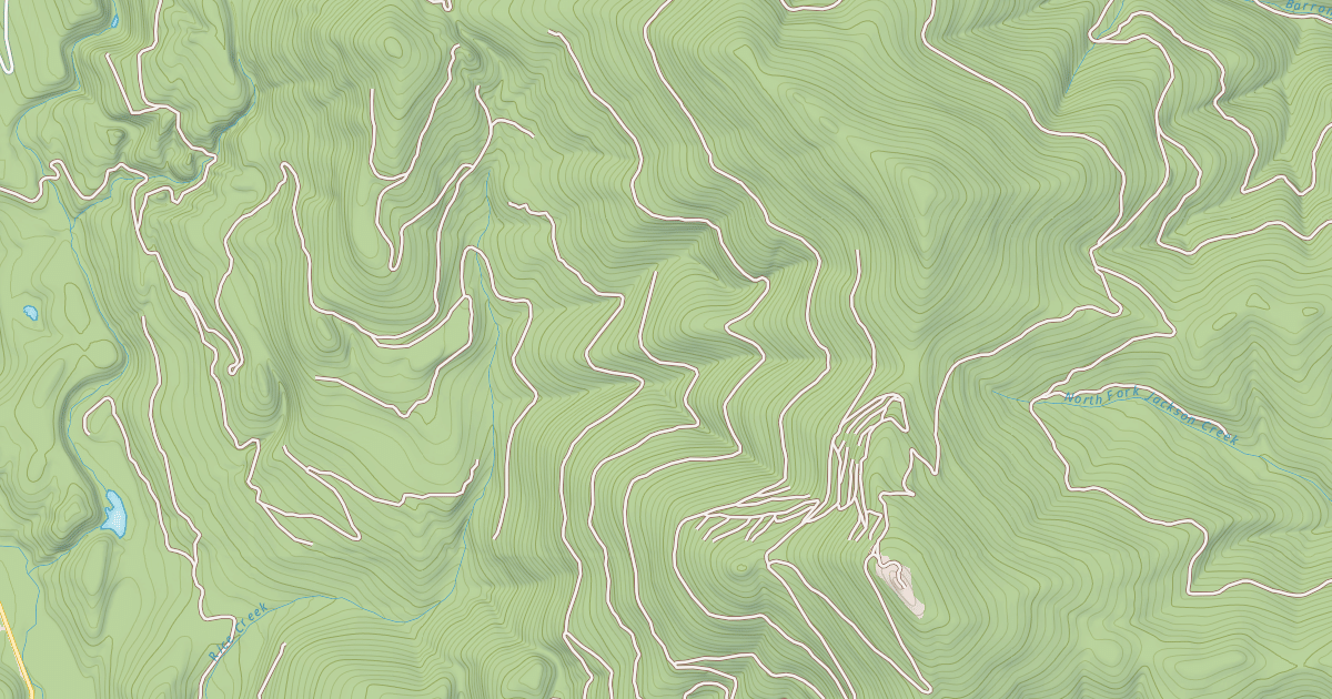 Map preview of DOAK CR BLUE MTN L