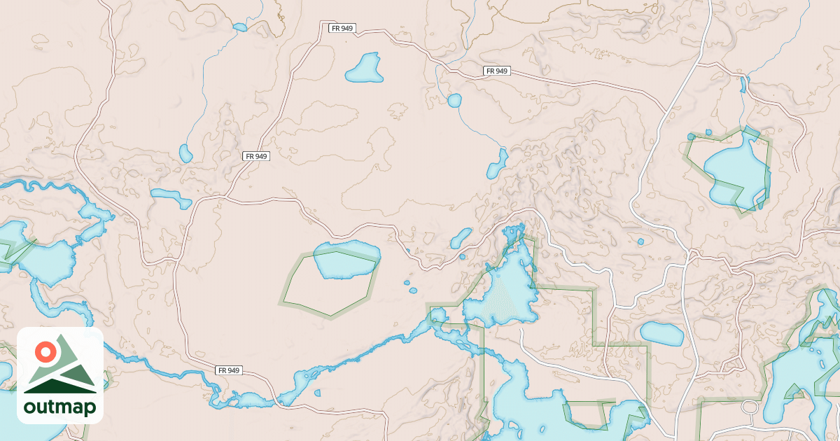 Map of LITTLE ISABELLA RIVER