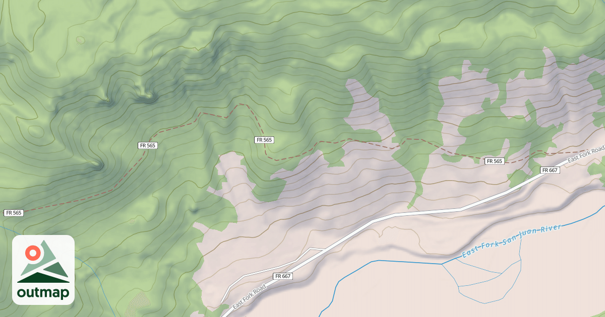 Map of Treasure Mountain