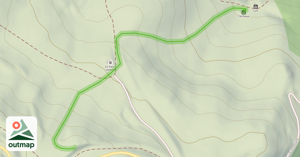 Map of Téchous