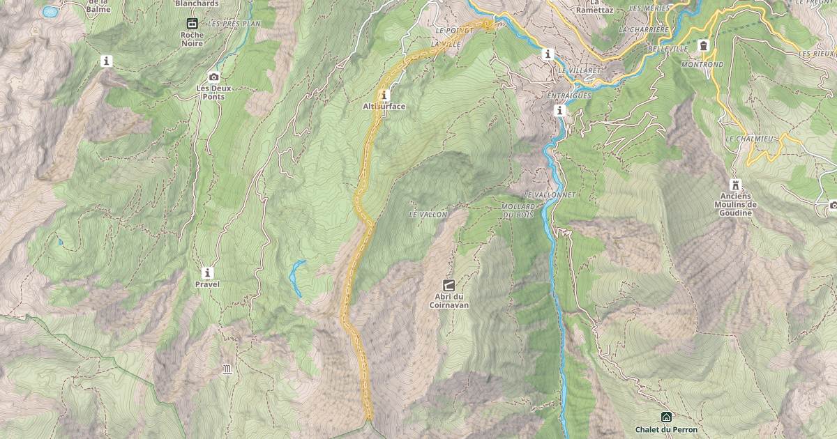 Map preview of Cime des Torches — La Villette
