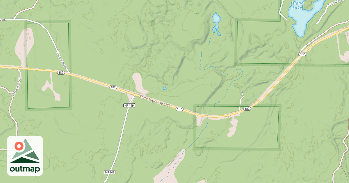 Map of Flambeau Atv 105