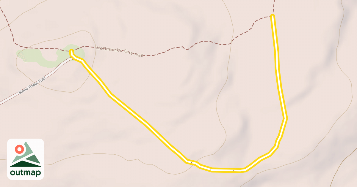 Map of Stone Lookout Trail