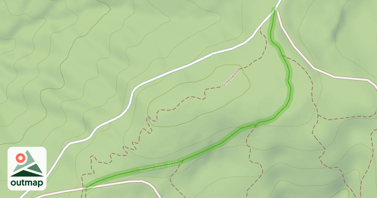 Map of Upper Chris Cross