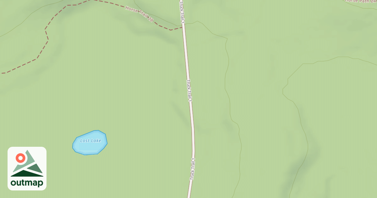 Map of Truck Trail 1