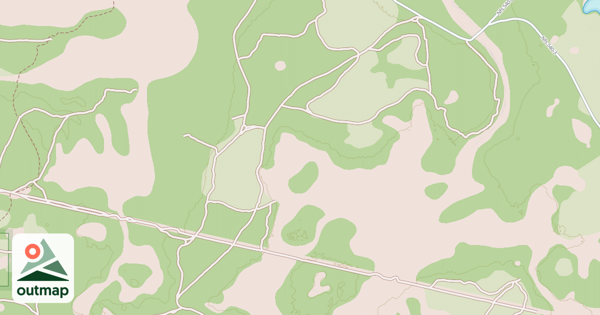 Map of USFS Motor Vehicle Use Map Roads {E0BADF94-41AE-4364-92B0-312DB1D3906C}