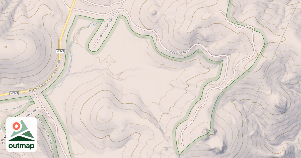 Map of UPPER NYE