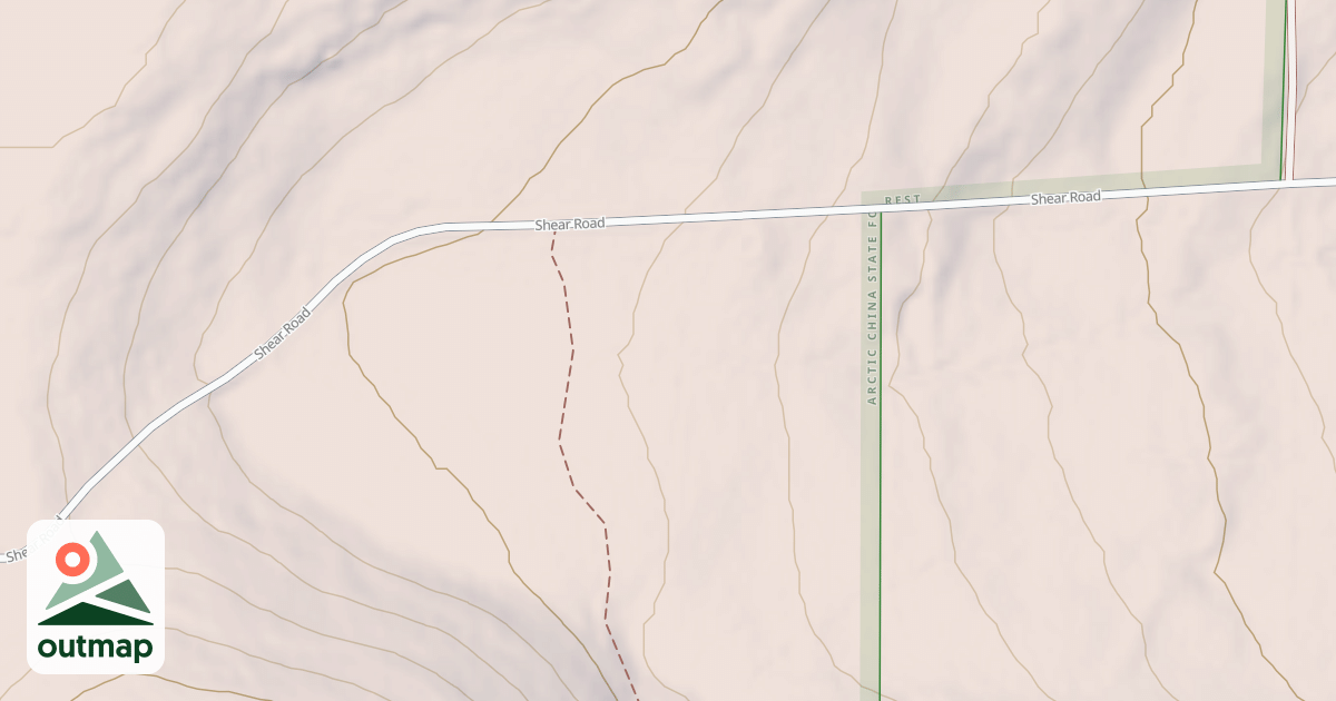 Map of Snowmobile Trail