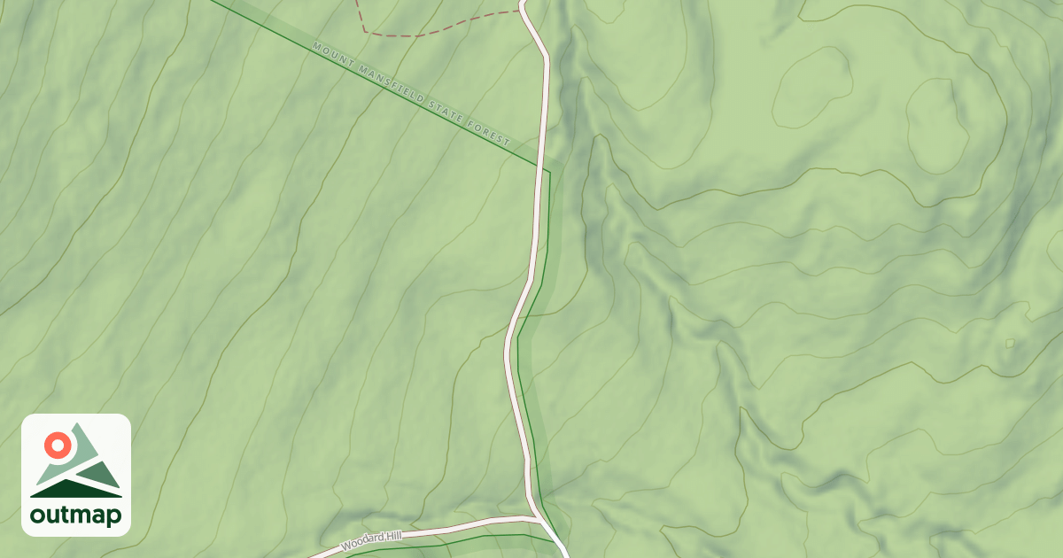 Map of C-100/Dailey Hill Trail