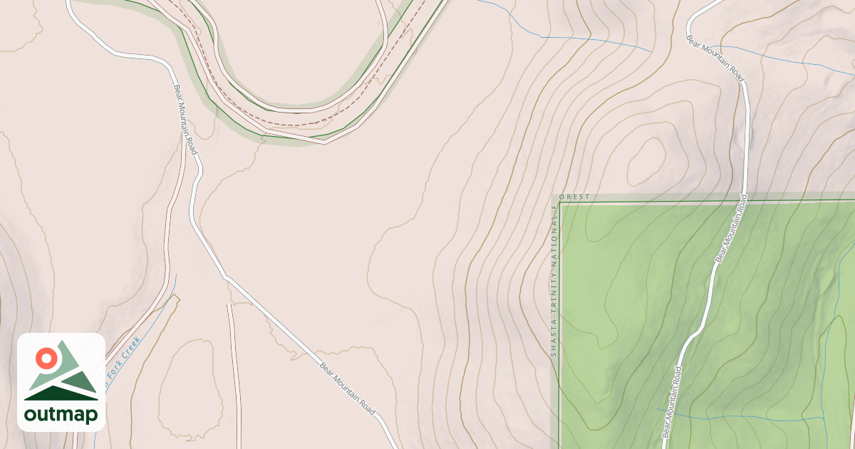 Map of BEAR MTN BEAR EA