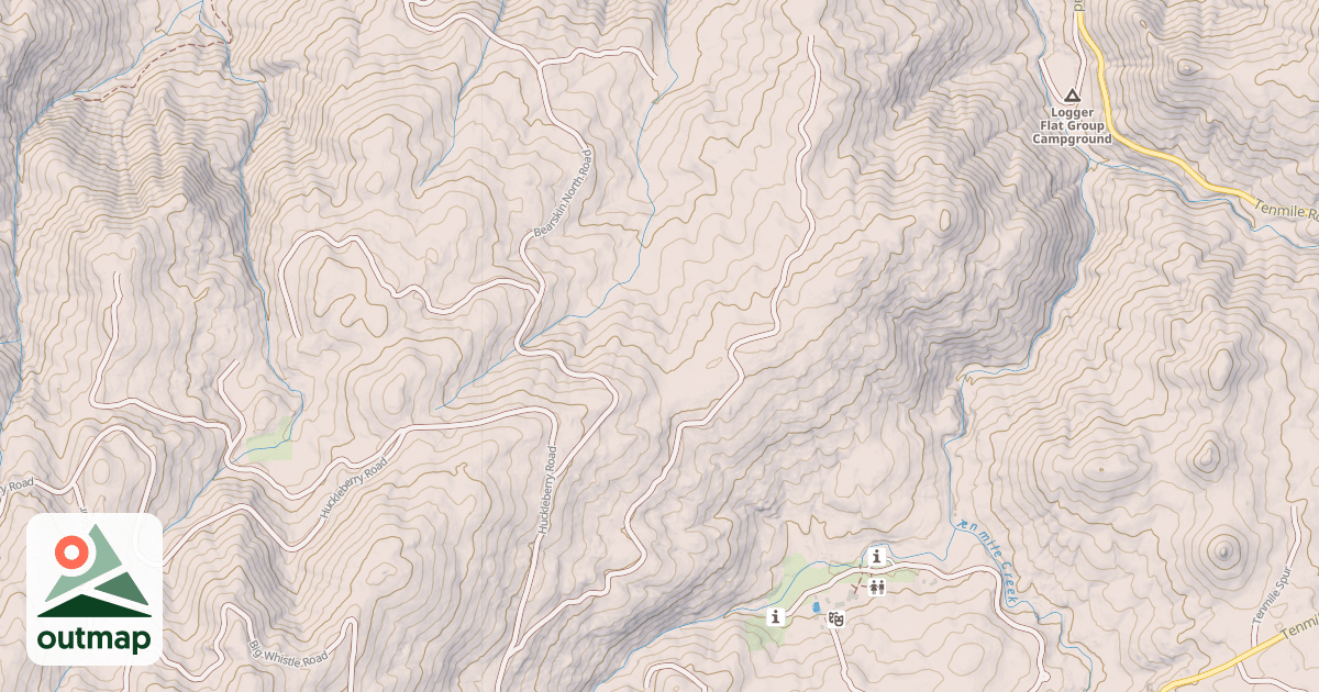 Map of BEARSKIN MDW