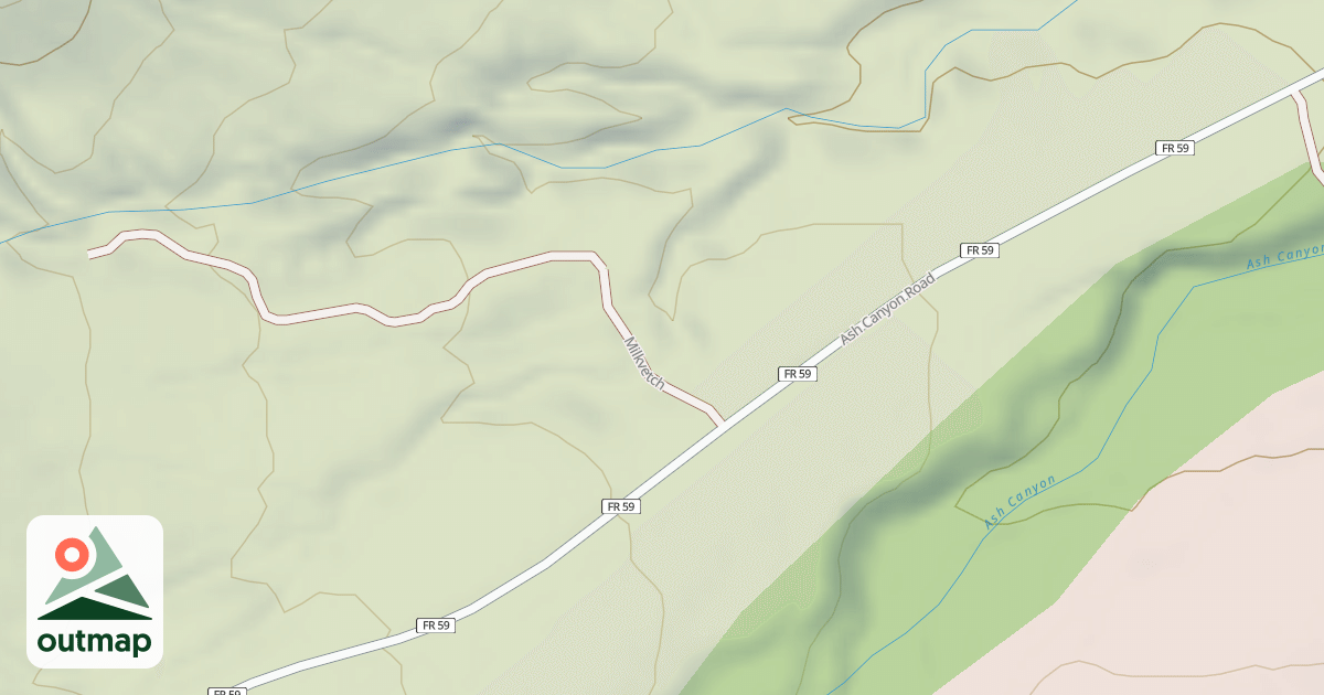 Map of MILKVETCH