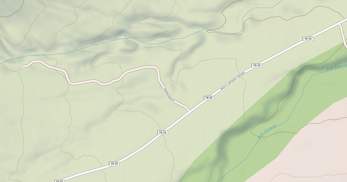 Map preview of MILKVETCH