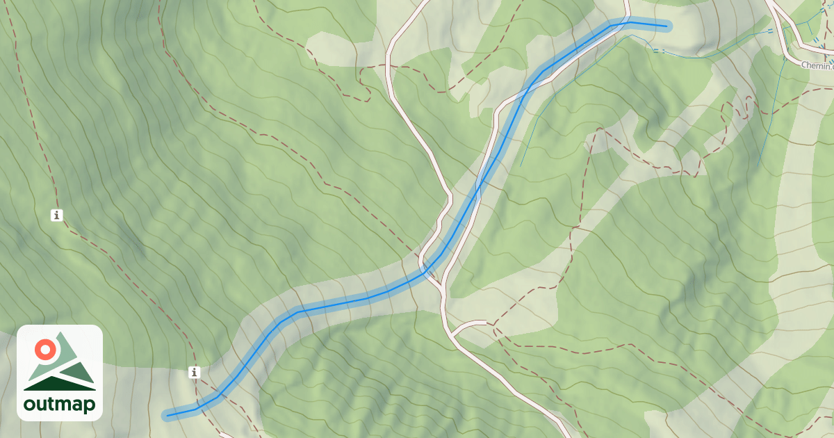 Map of Clos d'Aval
